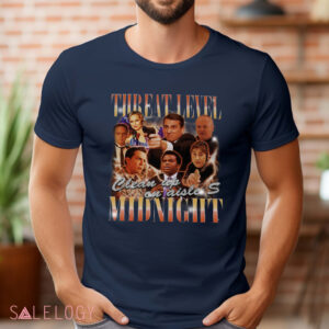 Threat Level Midnight The Office TV Show Clean Up On Aisle S Vintage Bootleg Shirt