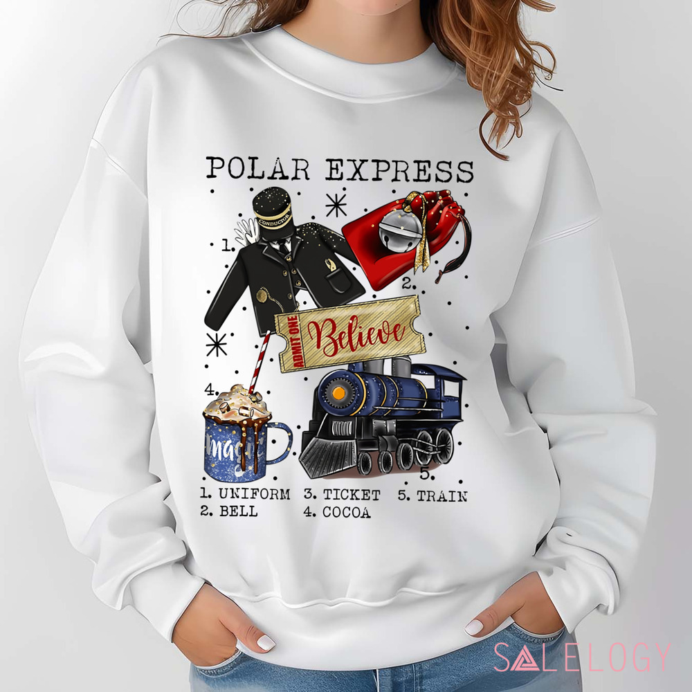 Polar Express Christmas Retro Vintage Shirt