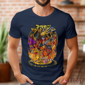 Agumon Greymon Digimon Anime Vintage Shirt