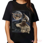 Three Sloths Nature Moon Vintage Shirt