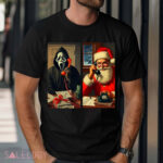 Ghostface And Santa Christmas Shirt