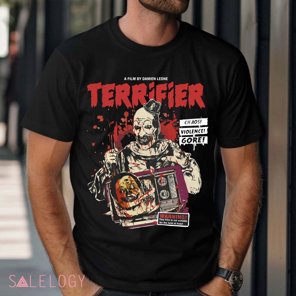 A Film By Damien Leome Terrifier Chaos Violence Gore Horror Movie Vintage Shirt