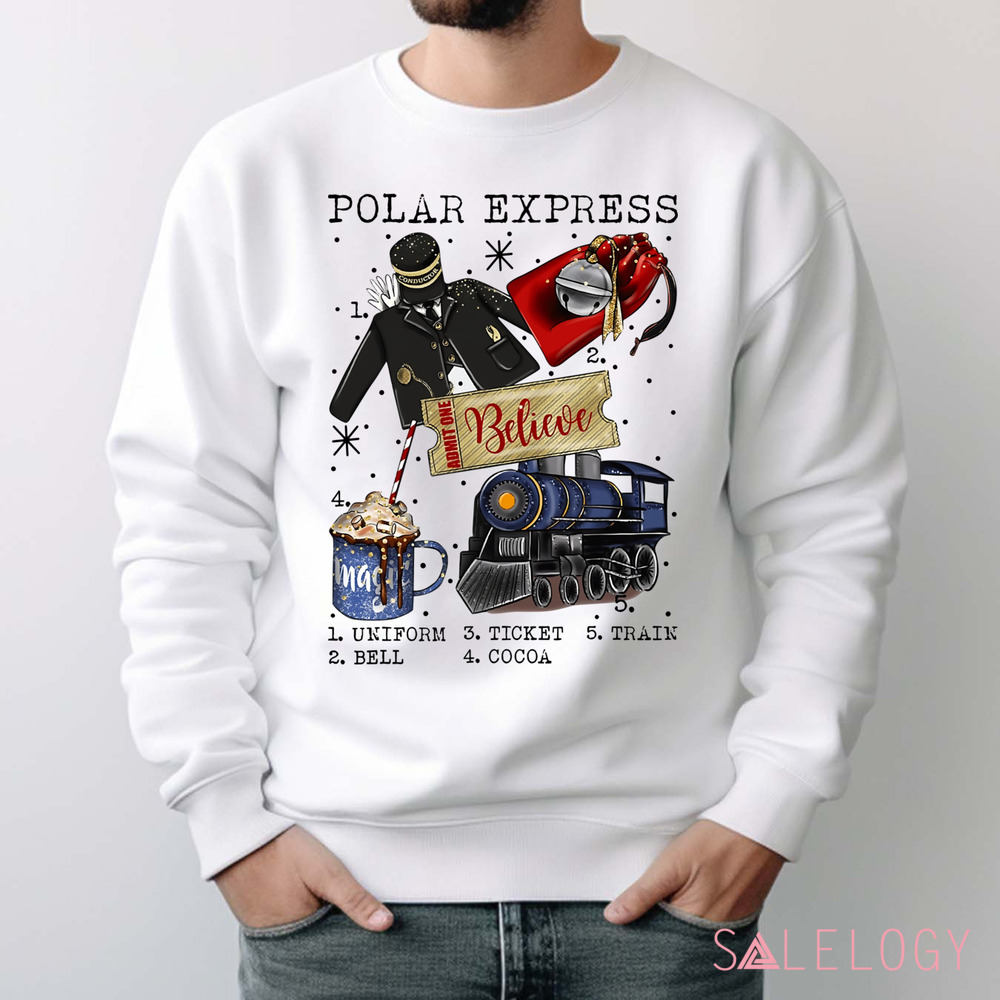 Polar Express Christmas Retro Vintage Shirt