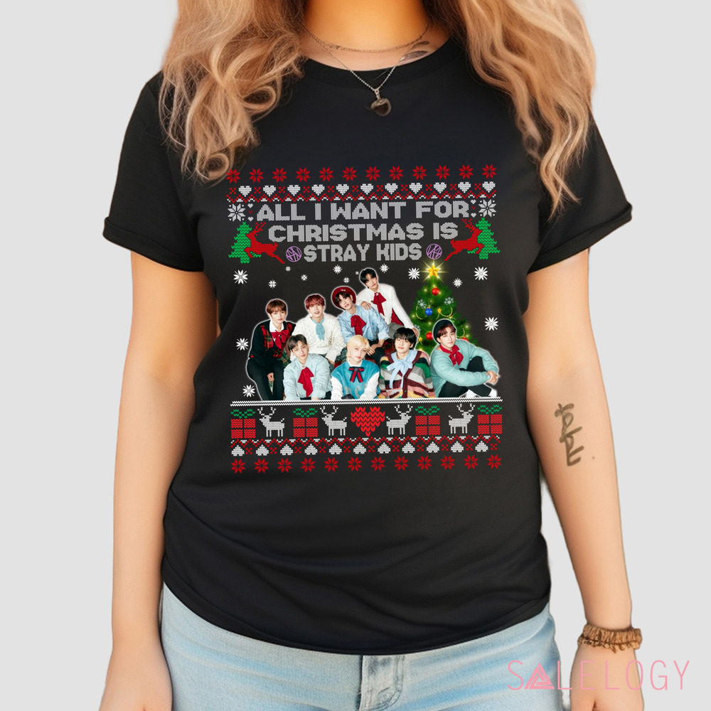 All I Want For Christmas Is Stray Kids Ugly Holiday Shirt