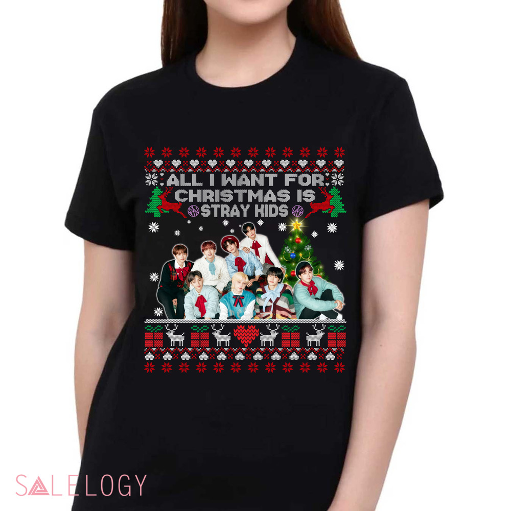 All I Want For Christmas Is Stray Kids Ugly Holiday Shirt