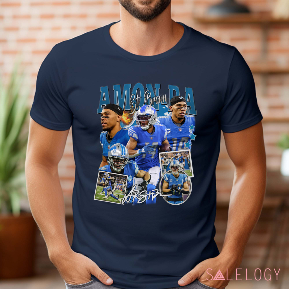 Amon-ra St. Brown 90s Vintage Bootleg Shirt