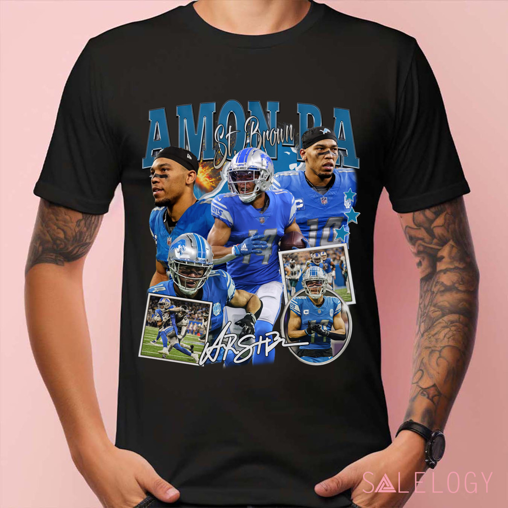 Amon-ra St. Brown 90s Vintage Bootleg Shirt