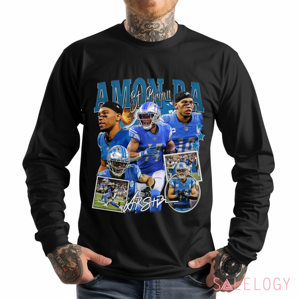 Amon-ra St. Brown 90s Vintage Bootleg Shirt