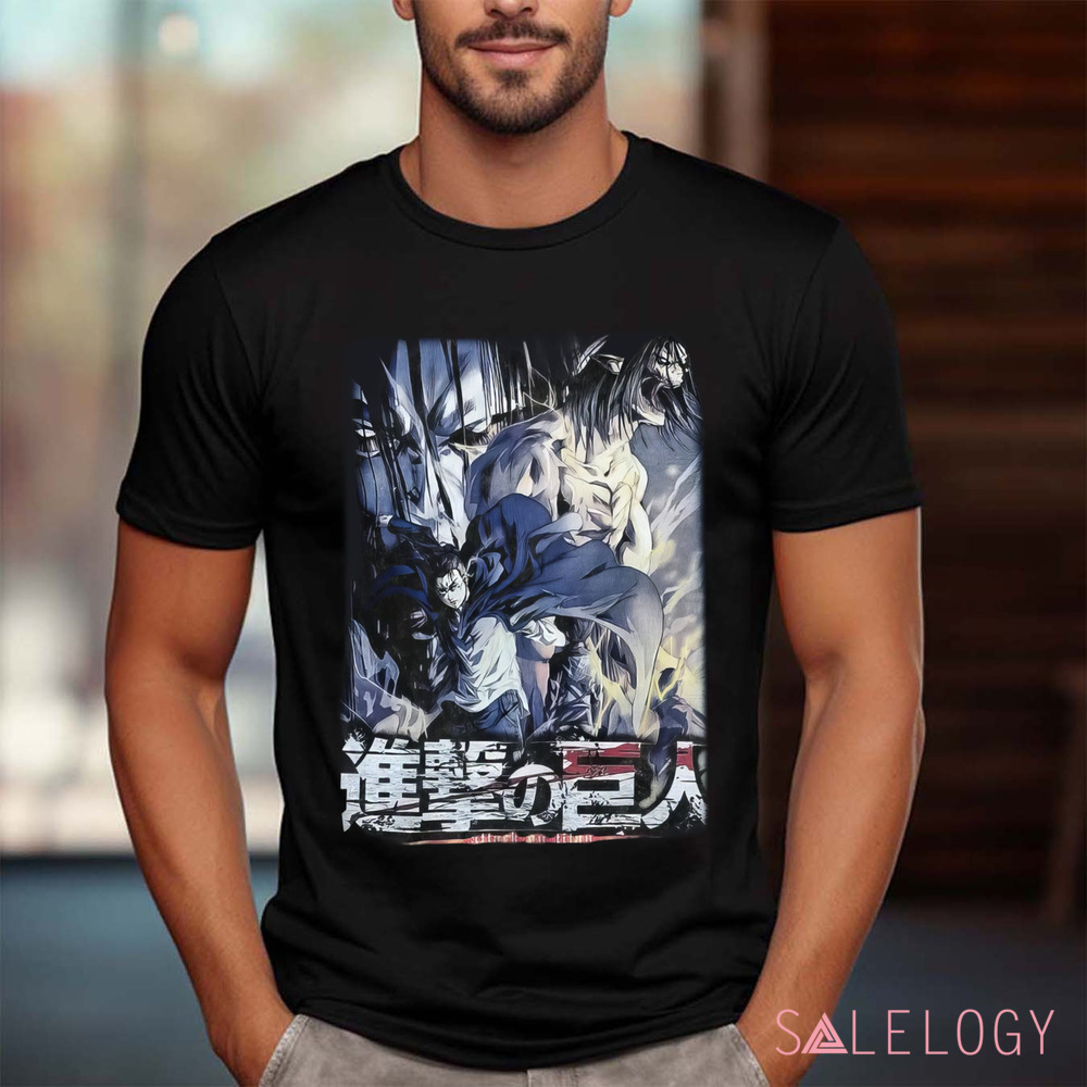 Attack on Titan Eren Jaeger Titan Clash Vintage Shirt