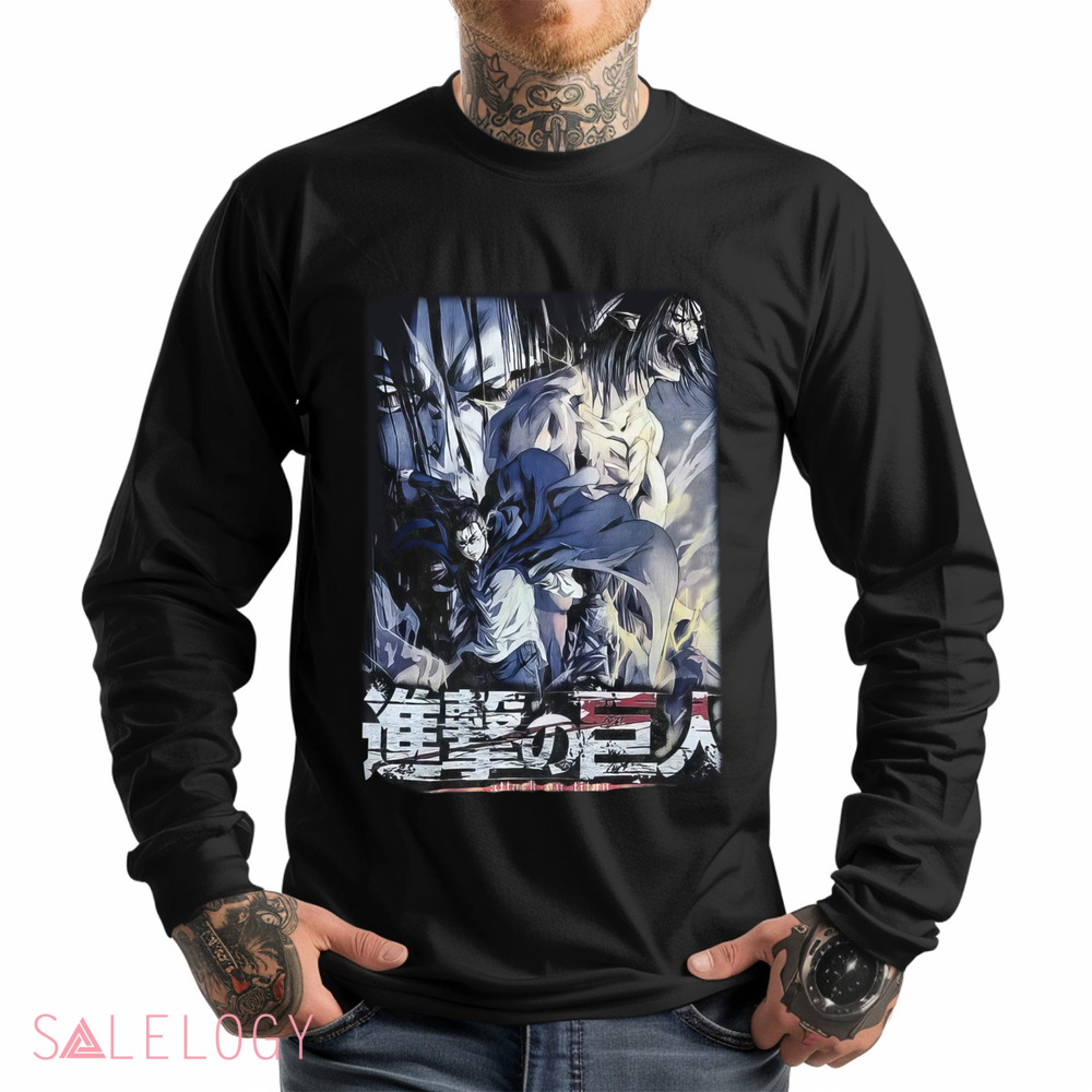 Attack on Titan Eren Jaeger Titan Clash Vintage Shirt