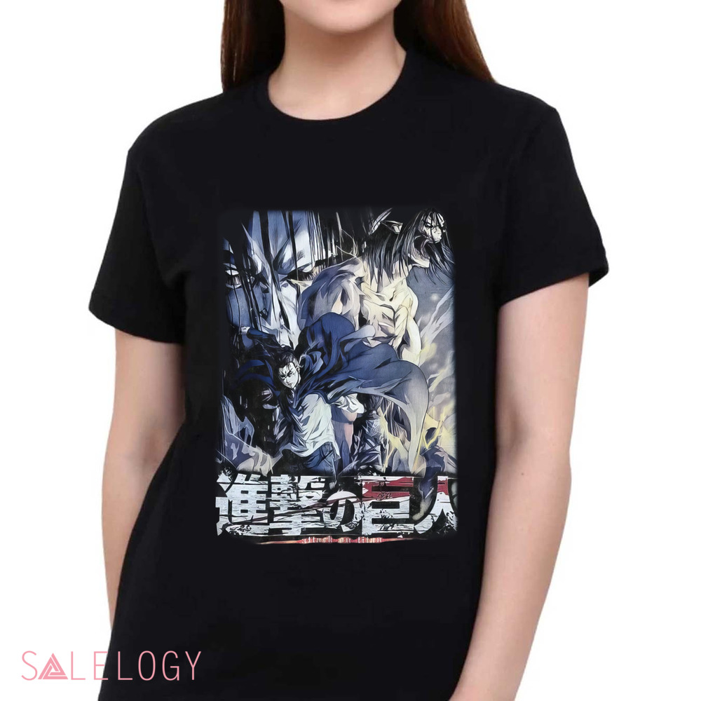 Attack on Titan Eren Jaeger Titan Clash Vintage Shirt