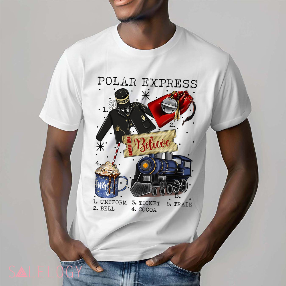 Polar Express Christmas Retro Vintage Shirt