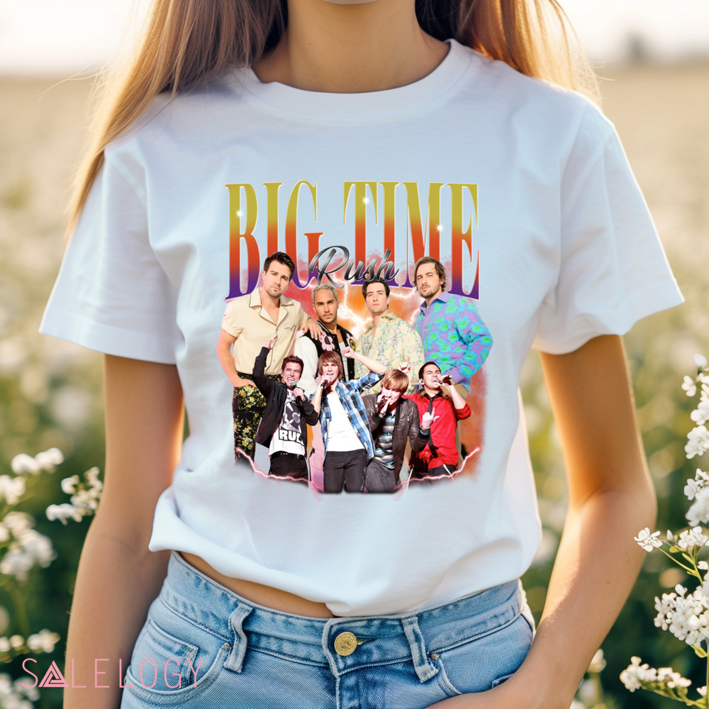 Big Time Rush Band Vintage Pop Music Fan Shirt