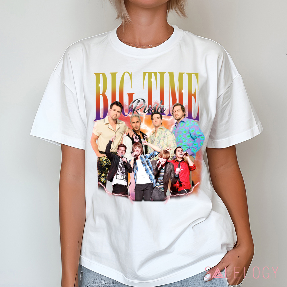 Big Time Rush Band Vintage Pop Music Fan Shirt