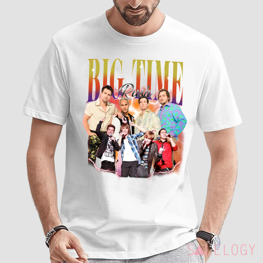Big Time Rush Band Vintage Pop Music Fan Shirt