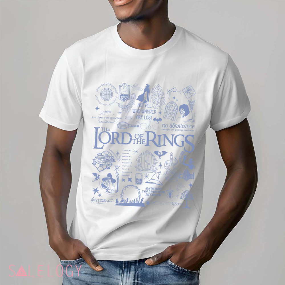 Lord Of The Rings Not All Who Wander Are Lost Shirt