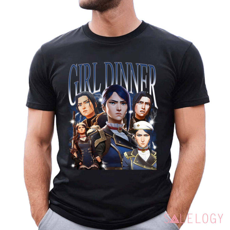 Caitlyn Arcane Girl Dinner Vintage Bootleg Shirt