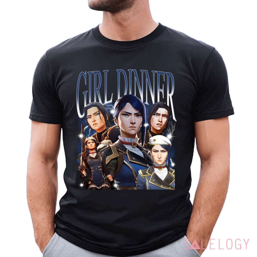 Caitlyn Arcane Girl Dinner Vintage Bootleg Shirt