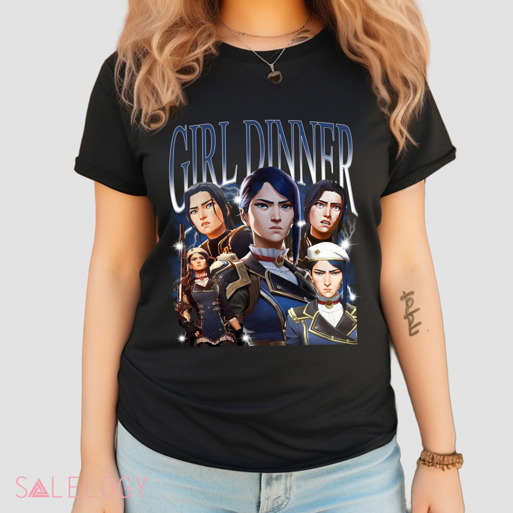 Caitlyn Arcane Girl Dinner Vintage Bootleg Shirt