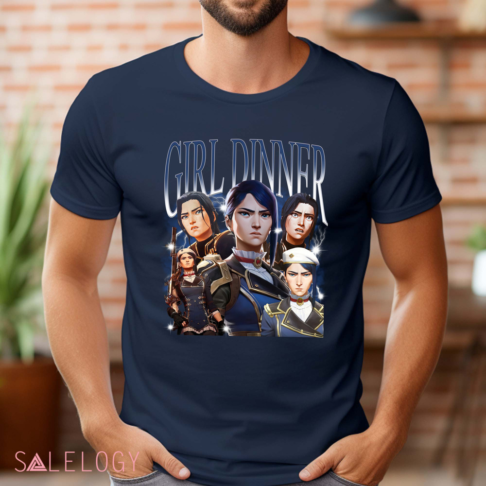 Caitlyn Arcane Girl Dinner Vintage Bootleg Shirt