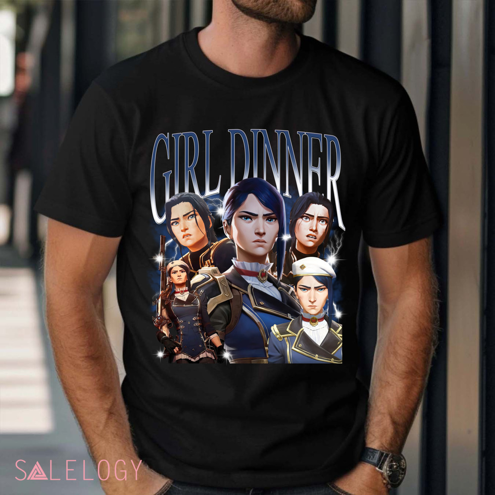 Caitlyn Arcane Girl Dinner Vintage Bootleg Shirt