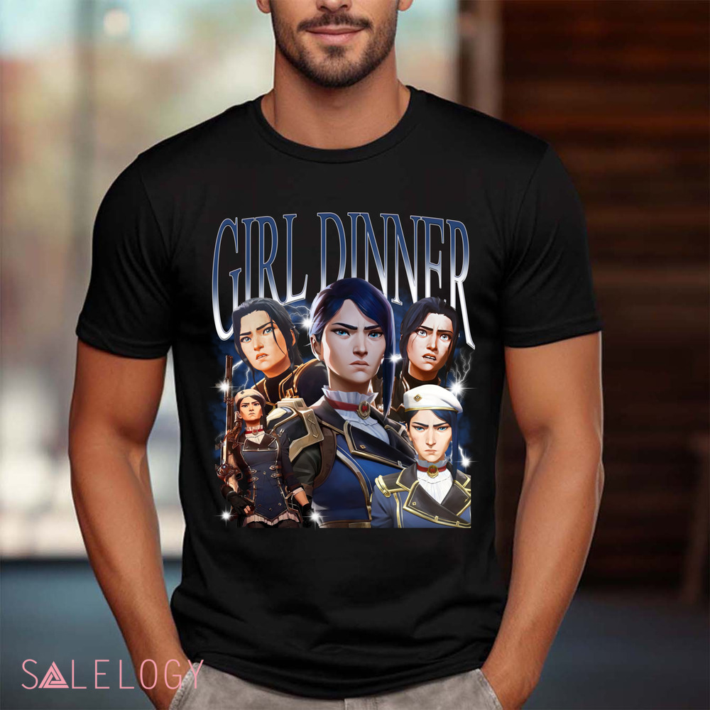 Caitlyn Arcane Girl Dinner Vintage Bootleg Shirt