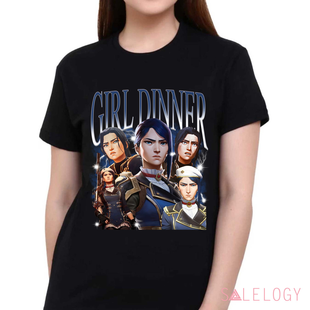 Caitlyn Arcane Girl Dinner Vintage Bootleg Shirt