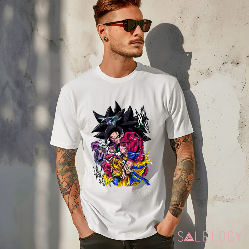 Dragon Ball GT Super Saiyan Son Goku 4 Anime Manga Shirt