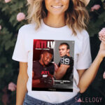 Bijan Robinson Atlanta Falcons vs. Brock Bowers Las Vegas Raiders on MNF Poster Shirt