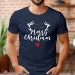 Merry Christmas Antlers Deer Shirt