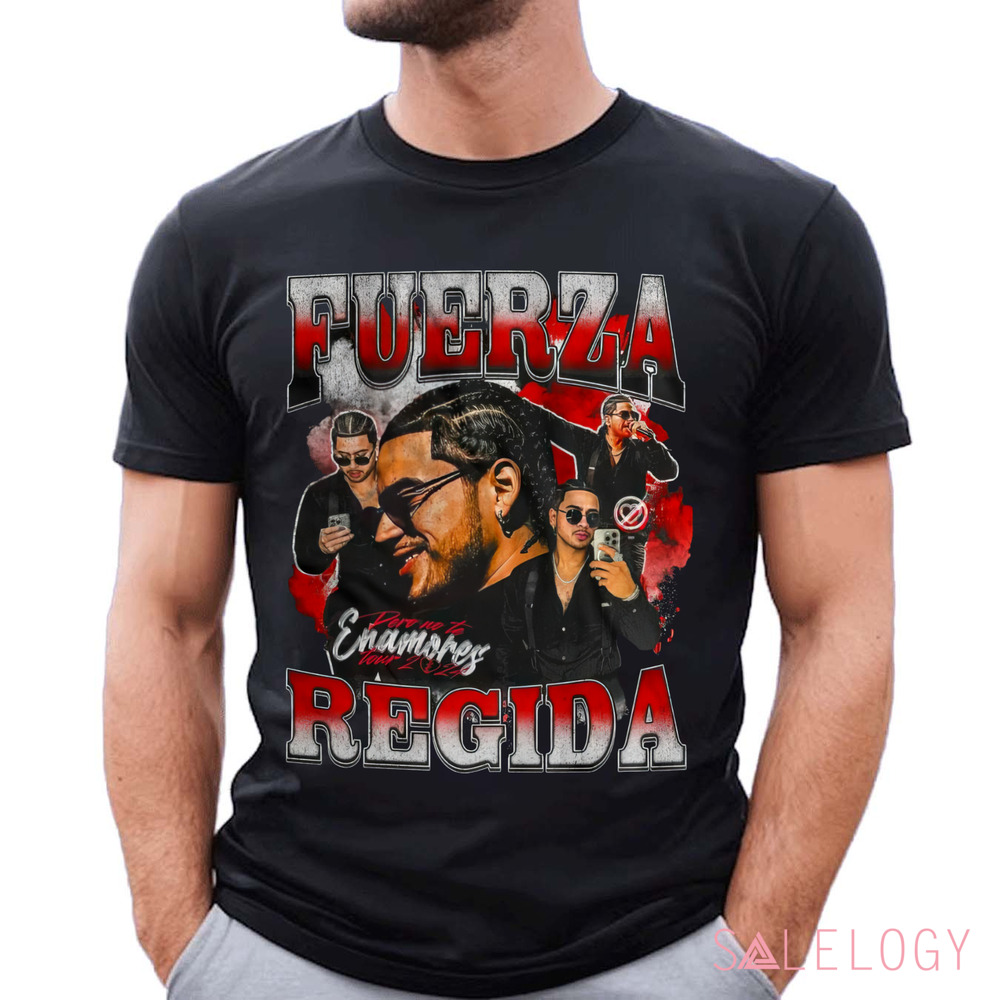 Fuerza Regida vintage look JOP playera regional mexicano shirt