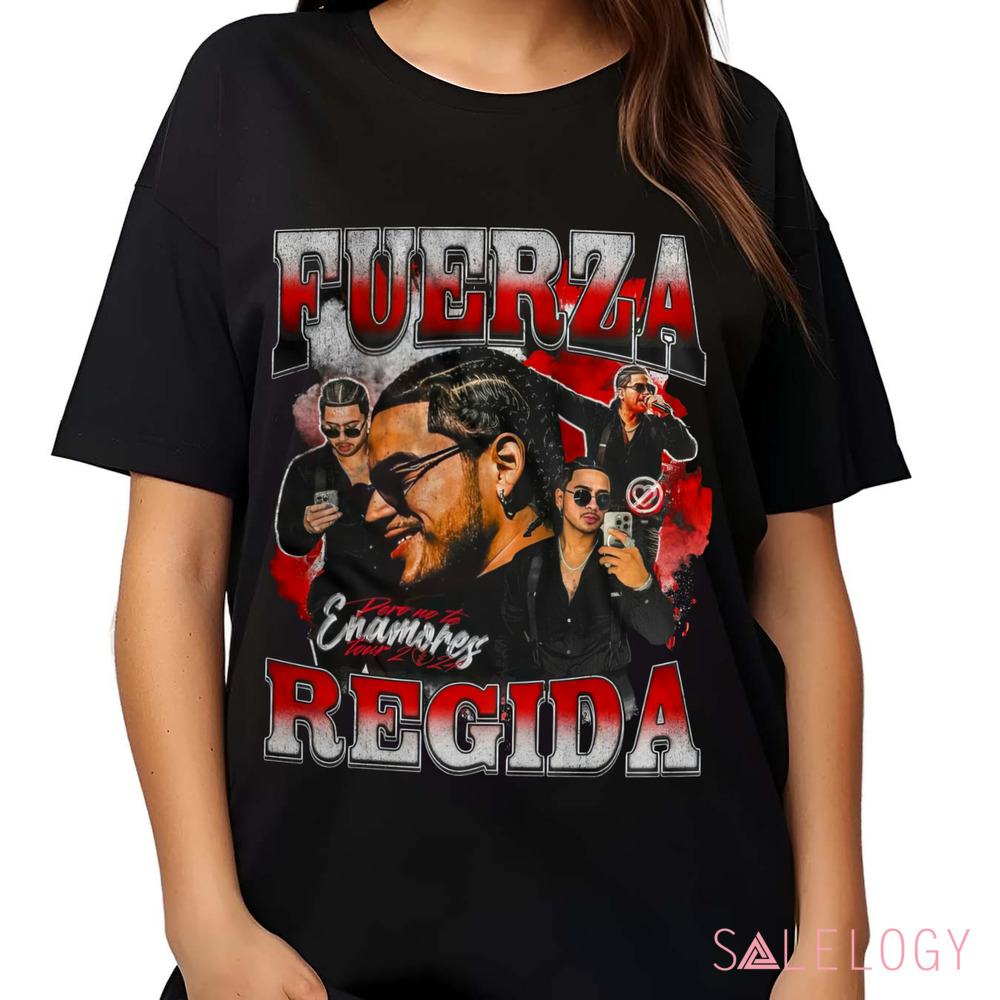 Fuerza Regida vintage look JOP playera regional mexicano shirt