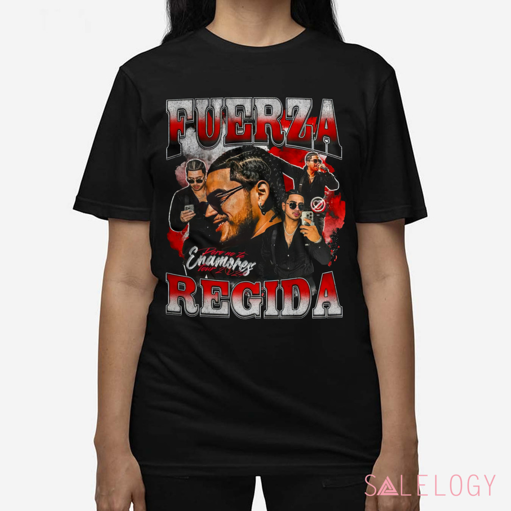 Fuerza Regida vintage look JOP playera regional mexicano shirt