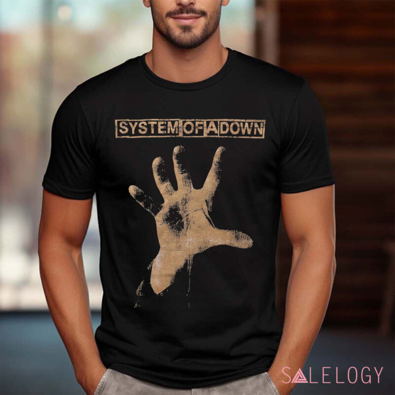 Hand soad System of a down shirt