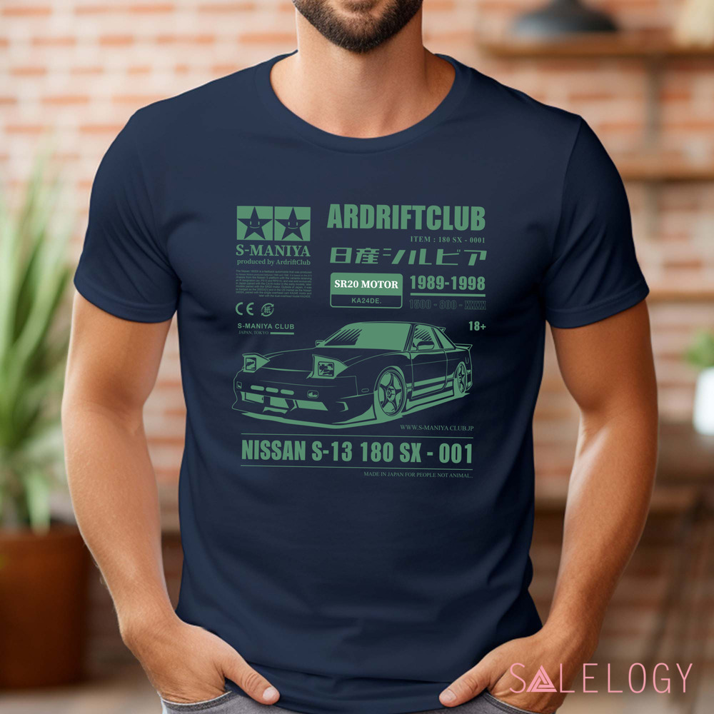 IS-Manila Ar Drift Club SR20 Motor Nissan S13 180 SX-001 Shirt