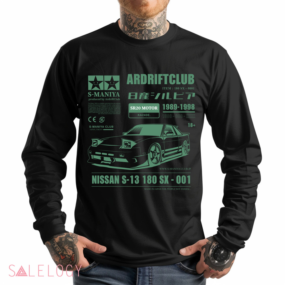 IS-Manila Ar Drift Club SR20 Motor Nissan S13 180 SX-001 Shirt