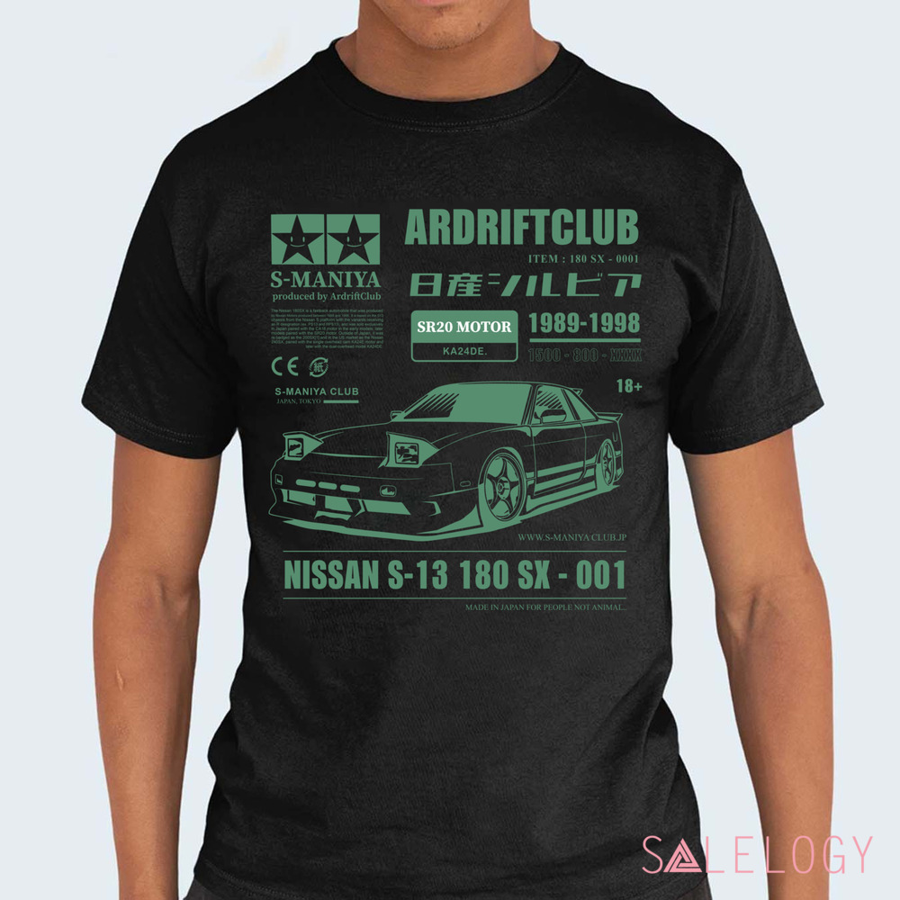IS-Manila Ar Drift Club SR20 Motor Nissan S13 180 SX-001 Shirt