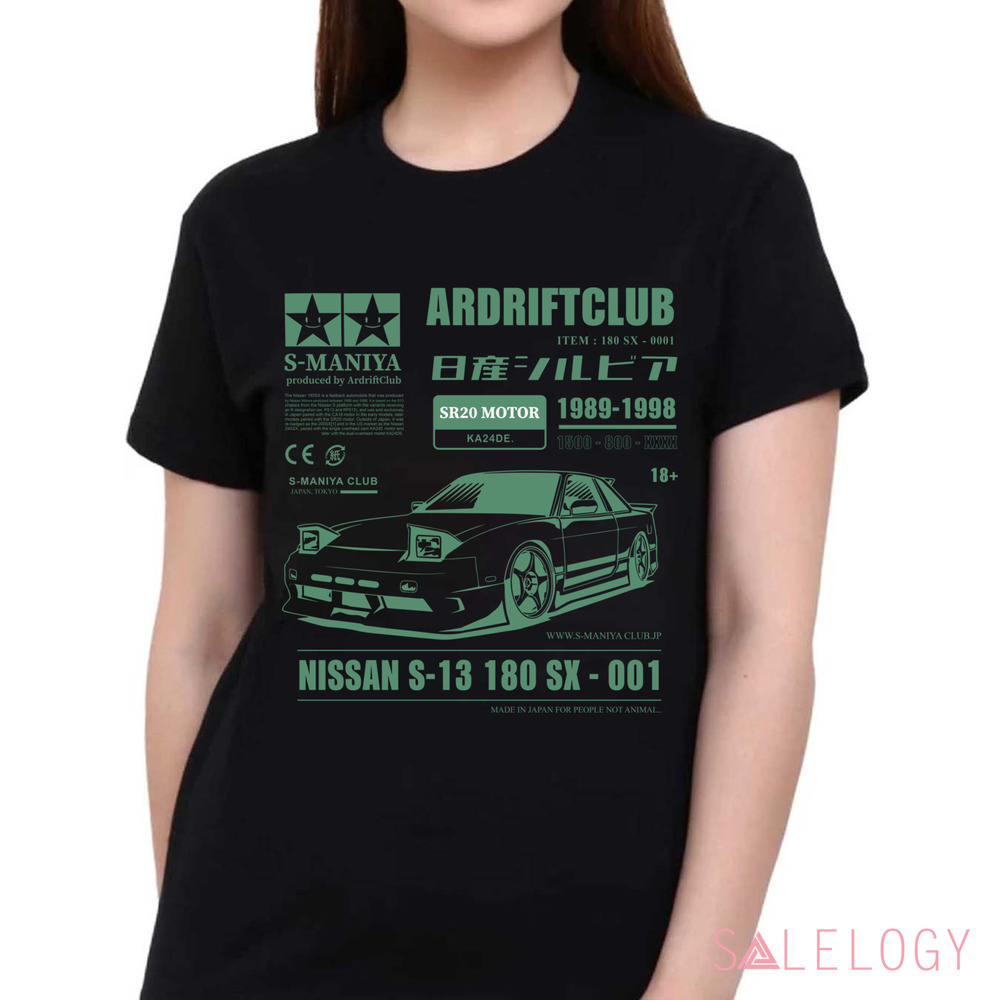 IS-Manila Ar Drift Club SR20 Motor Nissan S13 180 SX-001 Shirt