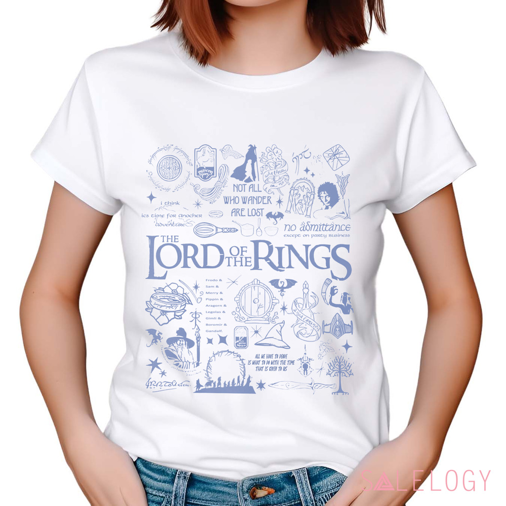 Lord Of The Rings Not All Who Wander Are Lost Shirt