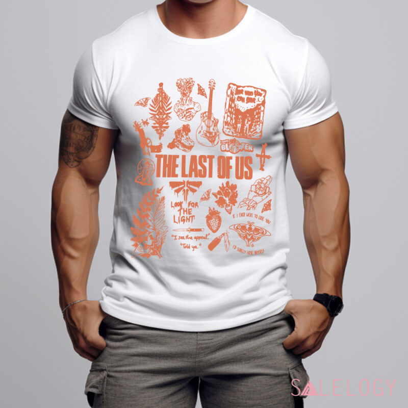 The Last Of Us Movie Doodle Art Shirt