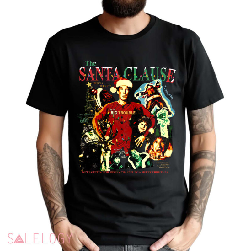 The Santa Clause Movie I'm In Big Trouble Vingtage Christmas Shirt