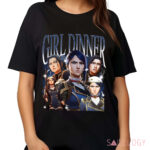 Caitlyn Arcane Girl Dinner Vintage Bootleg Shirt