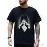 Elvira 1980s Vampire Witch Scream shirt