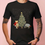 Winnie the Pooh Eeyore Christmas Tree Shirt