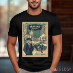 Armchair Boogie Dressed To Boogie NYE Poster In Madison Wisconsin At Majestic Theatre On December 31 2024 Shirt