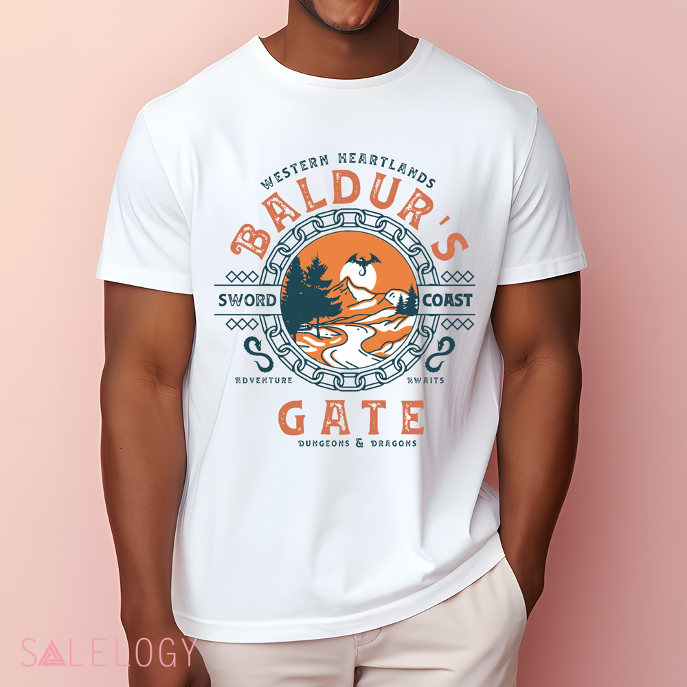 Western Heartlands Baldur's Gate Dungeons and Dragons Sword Coast Adventure Awaits Shirt