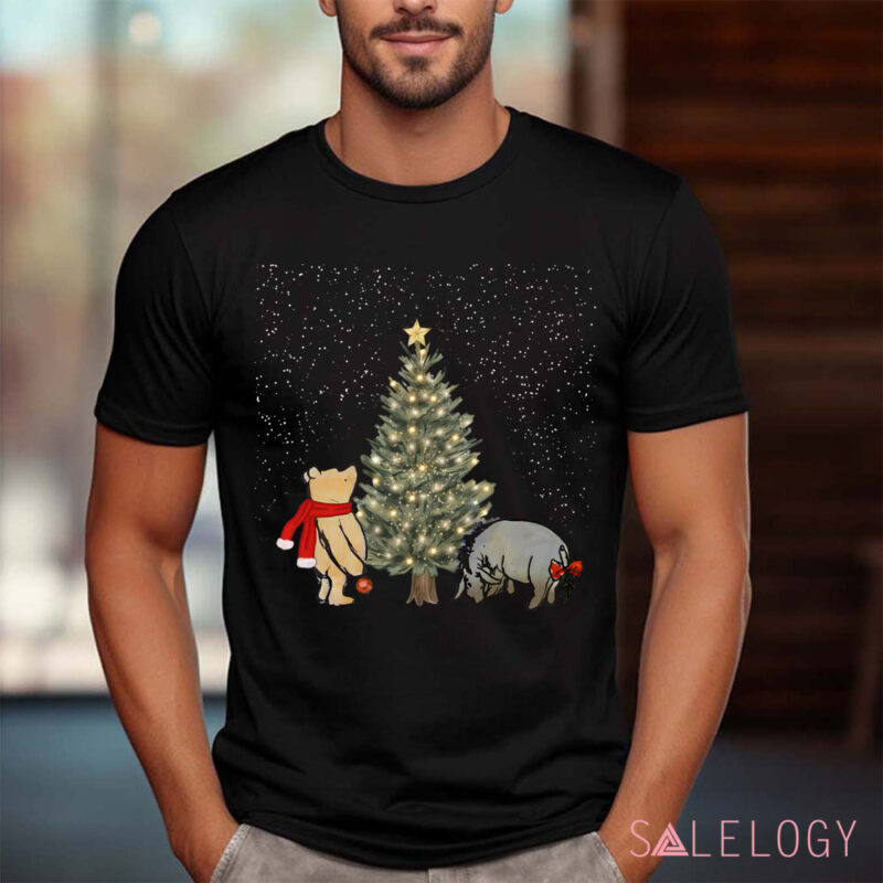 Winnie the Pooh Eeyore Christmas Tree Shirt