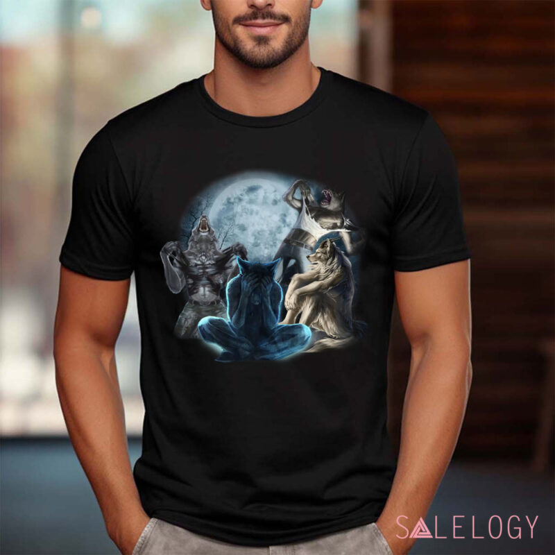 Wolf Moon Emo Meme Shirt