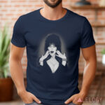 Elvira 1980s Vampire Witch Scream shirt