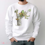 Frog Reading Book Shirt